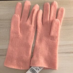 Henri Bandel Pink wool gloves